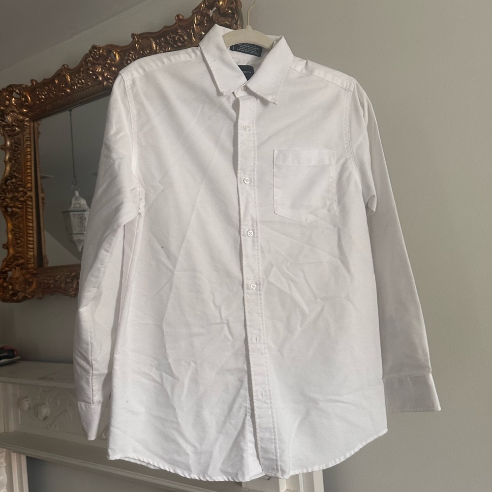 Arrow Pure White Button Down Shirt